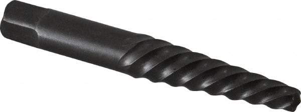 Cleveland - Spiral Flute Screw Extractor - #5 Extractor for 9/16 to 3/4" Screw, 3-3/8" OAL - Industrial Tool & Supply