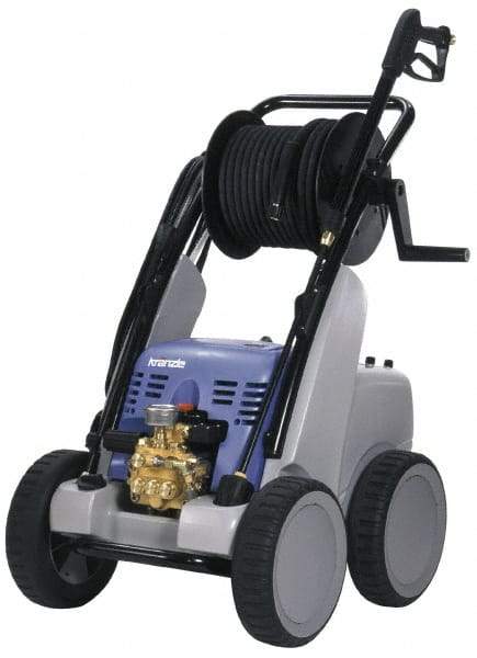 Kranzle - Electric, 7.5 hp, 2,400 psi, 5 GPM, Cold Water Pressure Washer - 65' Hose, 220 Max Volts - Industrial Tool & Supply