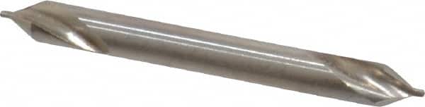 Cleveland - #00 Plain Cut 60° Incl Angle High Speed Steel Combo Drill & Countersink - Industrial Tool & Supply