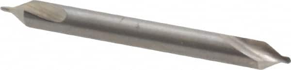 Cleveland - #0 Plain Cut 60° Incl Angle High Speed Steel Combo Drill & Countersink - Industrial Tool & Supply