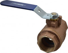 NIBCO - 1-1/2" Pipe, Full Port, Bronze Standard Ball Valve - Industrial Tool & Supply