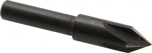 Cleveland - 1/4" Head Diam, 3/16" Shank Diam, 4 Flute 60° High Speed Steel Countersink - Industrial Tool & Supply
