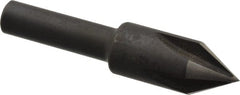 Cleveland - 3/8" Head Diam, 1/4" Shank Diam, 4 Flute 60° High Speed Steel Countersink - Industrial Tool & Supply