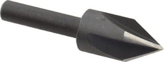 Cleveland - 1/2" Head Diam, 3/8" Shank Diam, 4 Flute 60° High Speed Steel Countersink - Industrial Tool & Supply