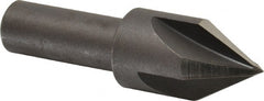 Cleveland - 3/4" Head Diam, 1/2" Shank Diam, 4 Flute 60° High Speed Steel Countersink - Industrial Tool & Supply