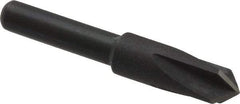 Cleveland - 1/4" Head Diam, 3/16" Shank Diam, 4 Flute 90° High Speed Steel Countersink - Oxide Finish, 1-7/16" OAL, Single End, Straight Shank, Right Hand Cut - Industrial Tool & Supply