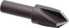 Cleveland - 3/4" Head Diam, 1/2" Shank Diam, 4 Flute 90° High Speed Steel Countersink - Oxide Finish, 2-13/32" OAL, Single End, Straight Shank, Right Hand Cut - Industrial Tool & Supply