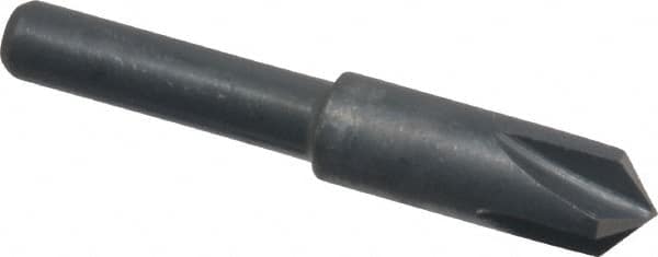 Cleveland - 1/4" Head Diam, 3/16" Shank Diam, 4 Flute 100° High Speed Steel Countersink - Industrial Tool & Supply