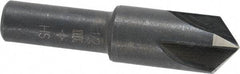 Cleveland - 1/2" Head Diam, 3/8" Shank Diam, 4 Flute 100° High Speed Steel Countersink - Oxide Finish, 1-27/32" OAL, Single End, Straight Shank, Right Hand Cut - Industrial Tool & Supply