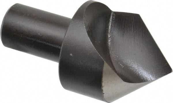 Cleveland - 1-1/2" Head Diam, 3/4" Shank Diam, 1 Flute 82° High Speed Steel Countersink - Oxide Finish, 2-7/8" OAL, Single End, Straight Shank, Right Hand Cut - Industrial Tool & Supply