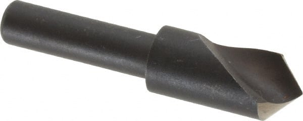 Cleveland - 3/8" Head Diam, 1/4" Shank Diam, 1 Flute 90° High Speed Steel Countersink - Industrial Tool & Supply