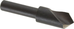 Cleveland - 3/8" Head Diam, 1/4" Shank Diam, 1 Flute 90° High Speed Steel Countersink - Industrial Tool & Supply