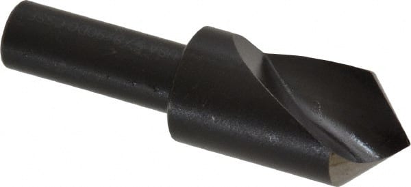 Cleveland - 5/8" Head Diam, 3/8" Shank Diam, 1 Flute 90° High Speed Steel Countersink - Industrial Tool & Supply