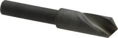 Cleveland - 1/4" Head Diam, 3/16" Shank Diam, 1 Flute 100° High Speed Steel Countersink - Industrial Tool & Supply