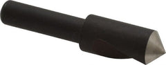 Cleveland - 3/8" Head Diam, 1/4" Shank Diam, 1 Flute 100° High Speed Steel Countersink - Industrial Tool & Supply