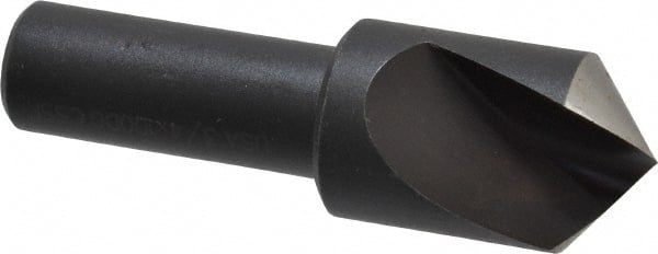 Cleveland - 3/4" Head Diam, 1/2" Shank Diam, 1 Flute 100° High Speed Steel Countersink - Industrial Tool & Supply