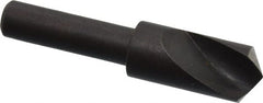 Cleveland - 3/8" Head Diam, 1/4" Shank Diam, 1 Flute 120° High Speed Steel Countersink - Industrial Tool & Supply