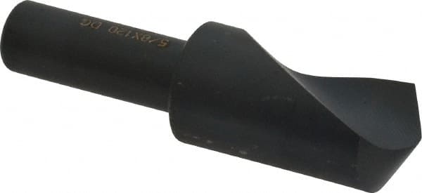 Cleveland - 5/8" Head Diam, 3/8" Shank Diam, 1 Flute 120° High Speed Steel Countersink - Industrial Tool & Supply