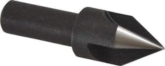 Cleveland - 3/4" Head Diam, 1/2" Shank Diam, 3 Flute 60° High Speed Steel Countersink - Oxide Finish, 2-5/8" OAL, Single End, Straight Shank, Right Hand Cut - Industrial Tool & Supply