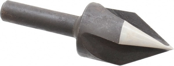 Cleveland - 1-1/4" Head Diam, 1/2" Shank Diam, 3 Flute 60° High Speed Steel Countersink - Industrial Tool & Supply