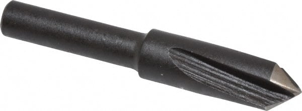Cleveland - 1/4" Head Diam, 3/16" Shank Diam, 3 Flute 82° High Speed Steel Countersink - Industrial Tool & Supply
