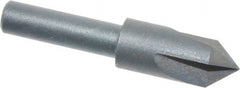 Cleveland - 3/8" Head Diam, 1/4" Shank Diam, 3 Flute 82° High Speed Steel Countersink - Industrial Tool & Supply