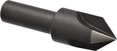 Cleveland - 3/4" Head Diam, 1/2" Shank Diam, 3 Flute 82° High Speed Steel Countersink - Oxide Finish, 2-5/8" OAL, Single End, Straight Shank, Right Hand Cut - Industrial Tool & Supply