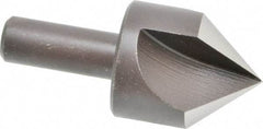 Cleveland - 1-1/4" Head Diam, 1/2" Shank Diam, 3 Flute 82° High Speed Steel Countersink - Oxide Finish, 2-3/4" OAL, Single End, Straight Shank, Right Hand Cut - Industrial Tool & Supply