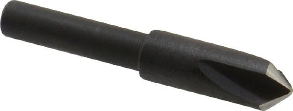 Cleveland - 1/4" Head Diam, 3/16" Shank Diam, 3 Flute 90° High Speed Steel Countersink - Industrial Tool & Supply