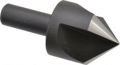 Cleveland - 1-1/4" Head Diam, 1/2" Shank Diam, 3 Flute 90° High Speed Steel Countersink - Industrial Tool & Supply
