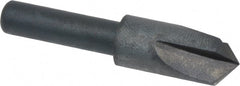 Cleveland - 3/8" Head Diam, 1/4" Shank Diam, 3 Flute 100° High Speed Steel Countersink - Industrial Tool & Supply