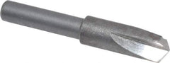 Cleveland - 1/4" Head Diam, 3/16" Shank Diam, 3 Flute 120° High Speed Steel Countersink - Oxide Finish, 1-7/16" OAL, Single End, Straight Shank, Right Hand Cut - Industrial Tool & Supply