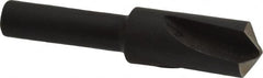 Cleveland - 3/8" Head Diam, 1/4" Shank Diam, 3 Flute 120° High Speed Steel Countersink - Industrial Tool & Supply
