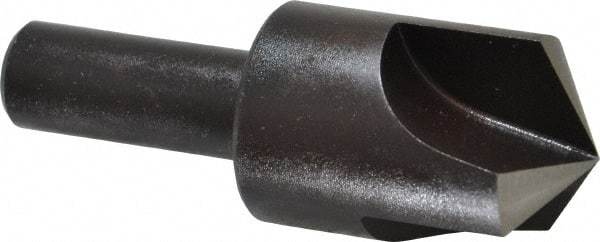 Cleveland - 1" Head Diam, 1/2" Shank Diam, 3 Flute 120° High Speed Steel Countersink - Oxide Finish, 2-3/4" OAL, Single End, Straight Shank, Right Hand Cut - Industrial Tool & Supply