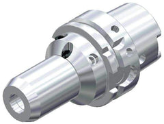 Kennametal - HSK63A Taper Shank, 8mm Hole Diam, Hydraulic Tool Holder/Chuck - 27.7mm Nose Diam, 80mm Projection, 27mm Clamp Depth, 15,000 RPM, Through Coolant - Exact Industrial Supply