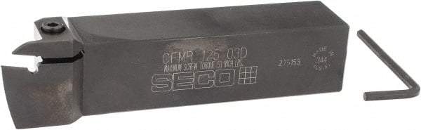 Seco - CFMR, Right Hand Cut, 1-1/4" Shank Height x 1-1/4" Shank Width, Indexable Turning Toolholder - 6" OAL, LC..1603.. Insert Compatibility, Series Multi-Directional Turning (MDT) - Industrial Tool & Supply