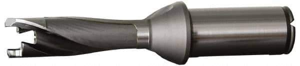 Kennametal - 18 to 18.99mm Diam, 3xD, 57mm Max Depth, 63/64" Shank Diam, 79mm Flute, 141mm OAL, Replaceable Tip Drill - KTIP1800HPM Insert, W Seat Size, Series KenTIP - Industrial Tool & Supply