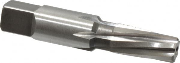 Cleveland - 1/8" Pipe, 0.362" Diam, 0.316" Small End Diam, Straight Shank, 19.05mm Flute, Taper Pipe Reamer - Industrial Tool & Supply