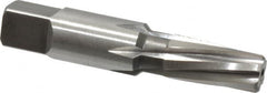 Cleveland - 1/8" Pipe, 0.362" Diam, 0.316" Small End Diam, Straight Shank, 19.05mm Flute, Taper Pipe Reamer - Industrial Tool & Supply