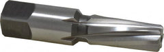 Cleveland - 1/4" Pipe, 0.472" Diam, 13/32" Small End Diam, Straight Shank, 1-1/16" Flute, Taper Pipe Reamer - Industrial Tool & Supply