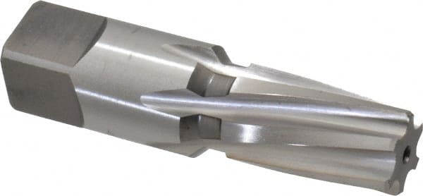 Cleveland - 3/8" Pipe, 0.606" Diam, 0.54" Small End Diam, Straight Shank, 1-1/16" Flute, Taper Pipe Reamer - Industrial Tool & Supply