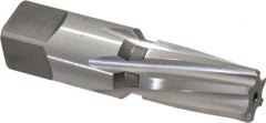 Cleveland - 3/8" Pipe, 0.606" Diam, 0.54" Small End Diam, Straight Shank, 1-1/16" Flute, Taper Pipe Reamer - Industrial Tool & Supply