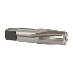 Cleveland - 1/2" Pipe, 3/4" Diam, 0.665" Small End Diam, Straight Shank, 1-3/8" Flute, Taper Pipe Reamer - Industrial Tool & Supply