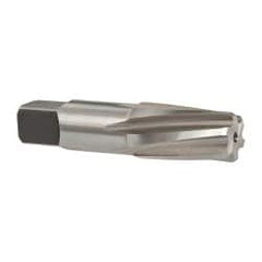 Cleveland - 1/2" Pipe, 3/4" Diam, 0.665" Small End Diam, Straight Shank, 1-3/8" Flute, Taper Pipe Reamer - Industrial Tool & Supply