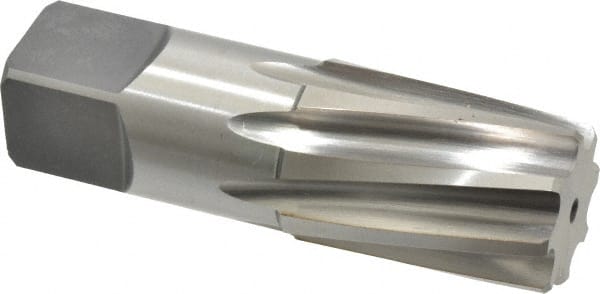 Cleveland - 1" Pipe, 1.212" Diam, 1.103" Small End Diam, Straight Shank, 44.45mm Flute, Taper Pipe Reamer - Industrial Tool & Supply