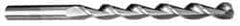 Cleveland - #24 135° Cobalt Jobber Drill - TiAlN Finish, Right Hand Cut, Parabolic Flute, Straight Shank, 3-1/8" OAL, Split Point - Industrial Tool & Supply