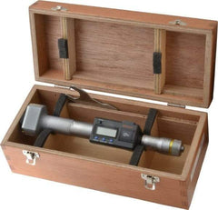 Mitutoyo - 2" to 2-1/2", IP65, TiN Finish, Electronic Inside Micrometer - 0.00005" Resolution, 0.00015" Accuracy - Industrial Tool & Supply