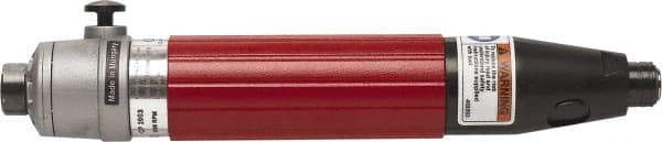 Chicago Pneumatic - 1/4" Bit Holder, 1,100 RPM, Inline Handle Air Screwdriver - 3-1/2 to 38 In/Lb Torque, 1/4" Inlet, 13.8 CFM - Industrial Tool & Supply