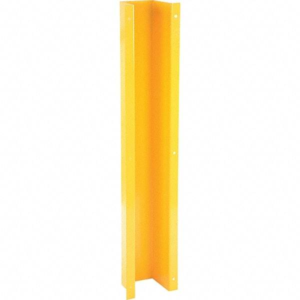 Vestil - 9-3/16" Wide x 6-1/8" Deep x 48" High, Steel Column Protector - Fits 5" Columns, Yellow - Industrial Tool & Supply