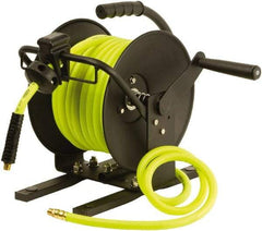 Legacy - 50' Manual Hose Reel - 300 psi, Hose Included - Industrial Tool & Supply